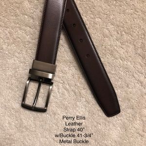 Perry Ellis Men’s Reversible Belt